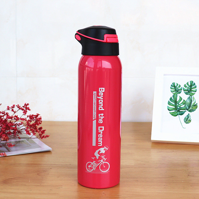 500ml Vacuum Insulated Water Bottle | Stainless Steel Sport & Cycling Flask
