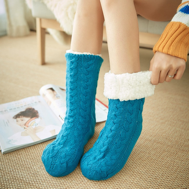 Extra Thick Thermal Slipper Socks | Cozy Acrylic Winter Floor Socks