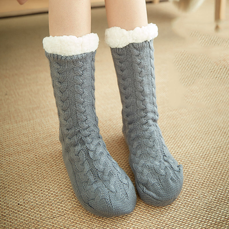 Extra Thick Thermal Slipper Socks | Cozy Acrylic Winter Floor Socks