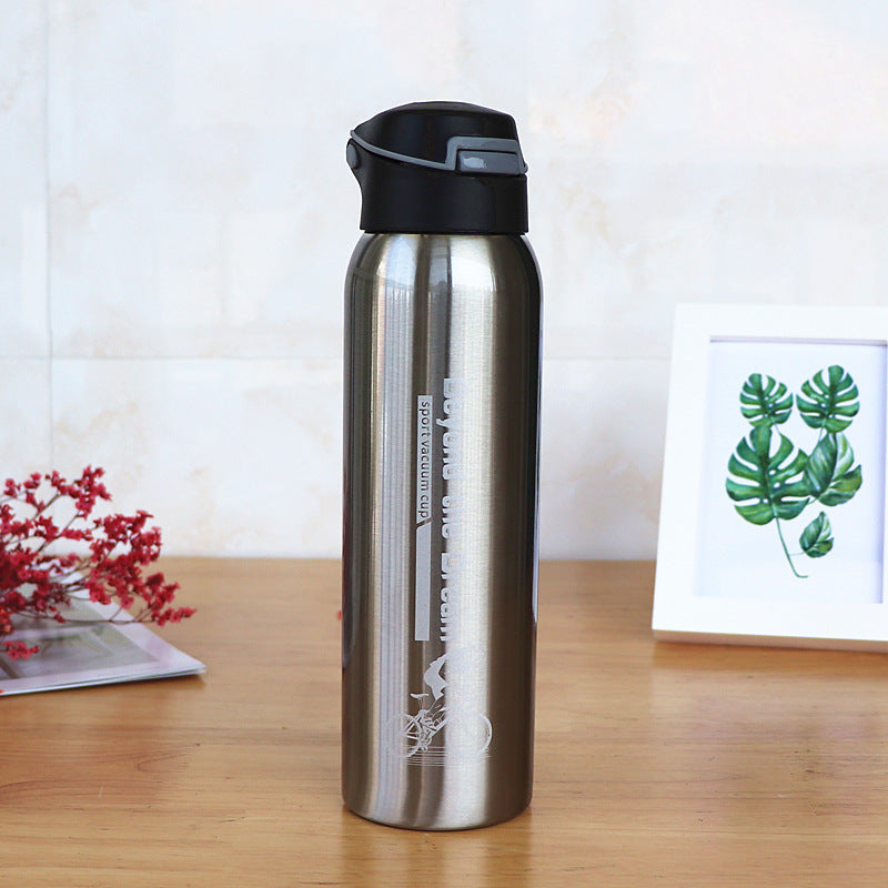 500ml Vacuum Insulated Water Bottle | Stainless Steel Sport & Cycling Flask