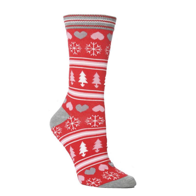Festive Christmas Cotton Socks | Unisex Holiday Mid-Calf Crew Socks with Stretch Fit