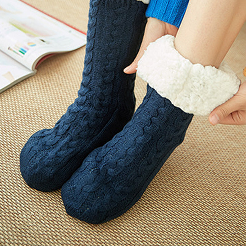 Extra Thick Thermal Slipper Socks | Cozy Acrylic Winter Floor Socks