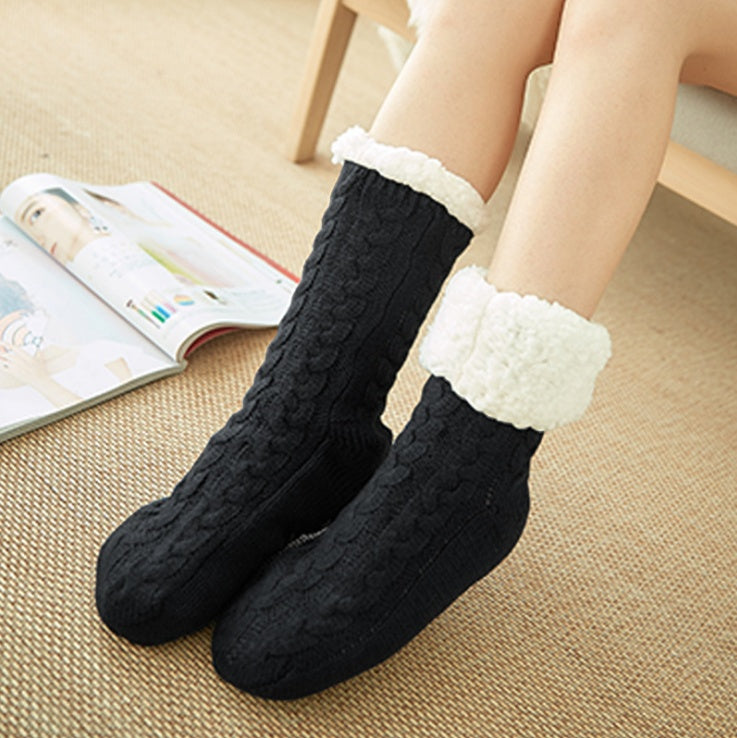 Extra Thick Thermal Slipper Socks | Cozy Acrylic Winter Floor Socks