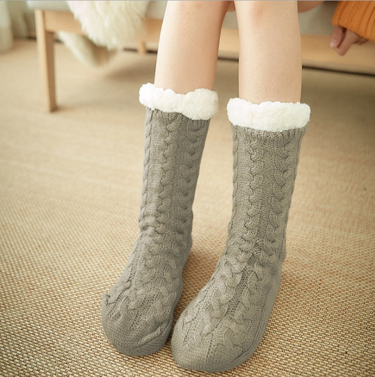 Extra Thick Thermal Slipper Socks | Cozy Acrylic Winter Floor Socks