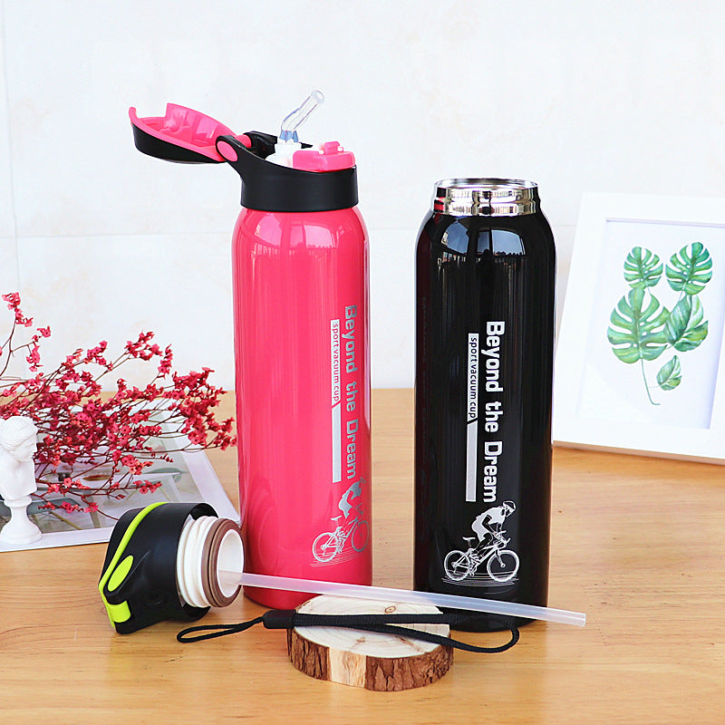 500ml Vacuum Insulated Water Bottle | Stainless Steel Sport & Cycling Flask
