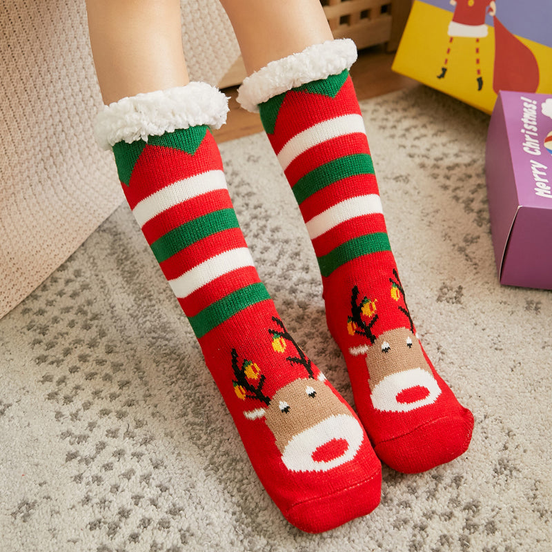 Extra Thick Thermal Slipper Socks | Cozy Acrylic Winter Floor Socks
