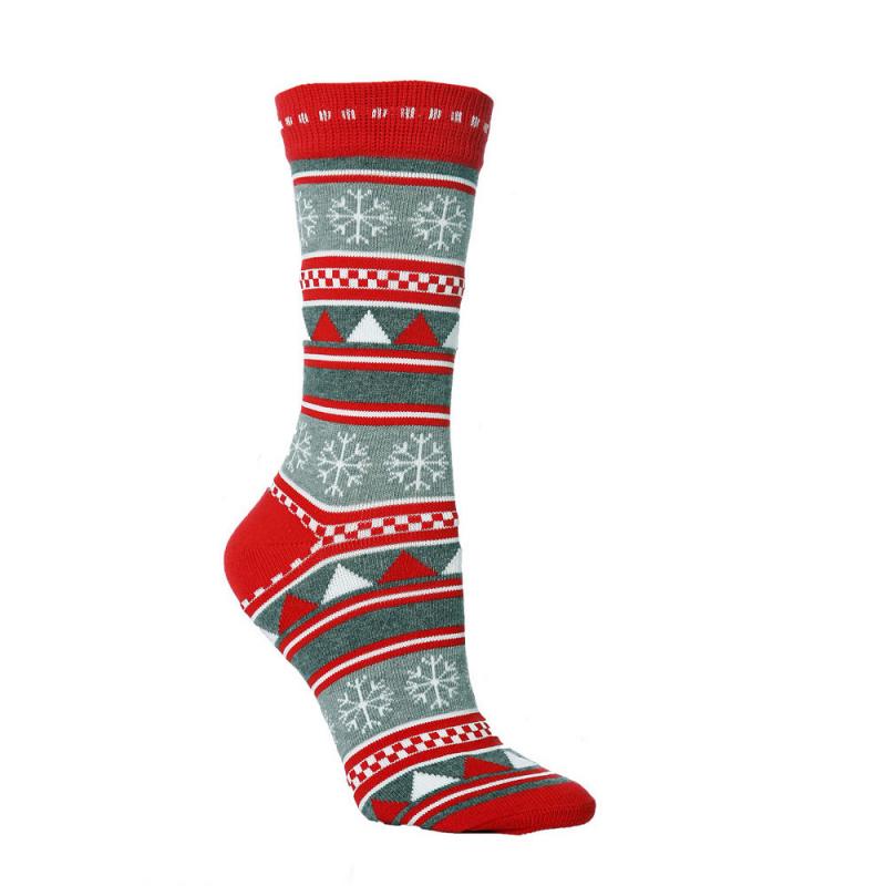 Festive Christmas Cotton Socks | Unisex Holiday Mid-Calf Crew Socks with Stretch Fit